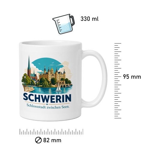 Tasse »Schwerin – Schlossstadt zwischen Seen«