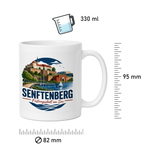 Tasse »Senftenberg – Festungsstadt am See«
