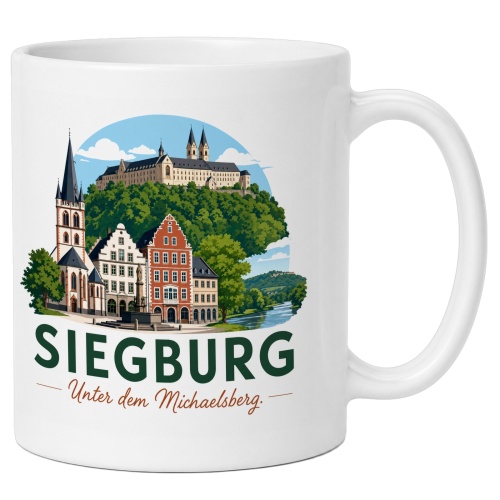 Tasse »Siegburg – Unter dem Michaelsberg«