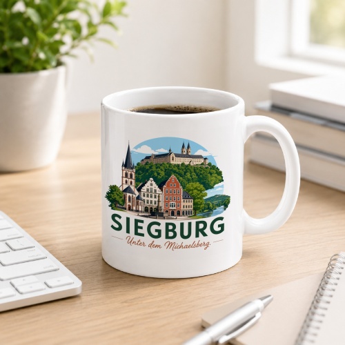 Tasse »Siegburg – Unter dem Michaelsberg«