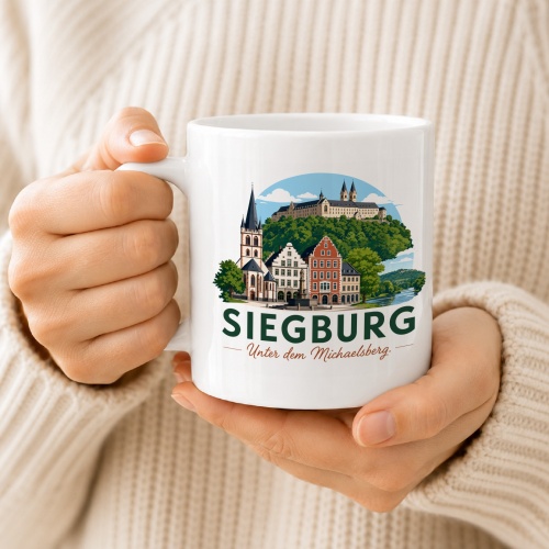 Tasse »Siegburg – Unter dem Michaelsberg«