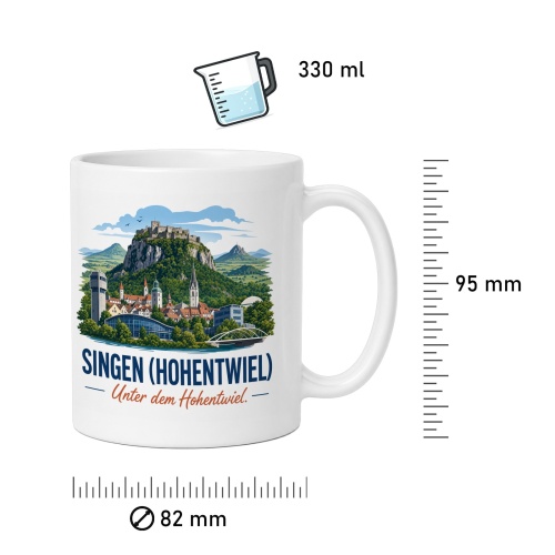 Tasse »Singen (Hohentwiel) – Unter dem Hohentwiel«