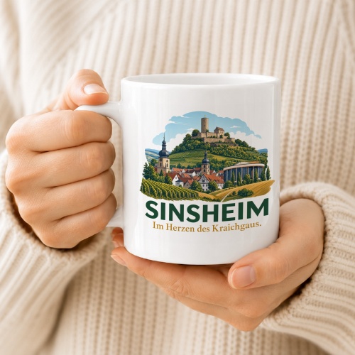 Tasse »Sinsheim – Im Herzen des Kraichgaus«