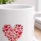 Tasse »Herz aus Aquarell-Herzen«
