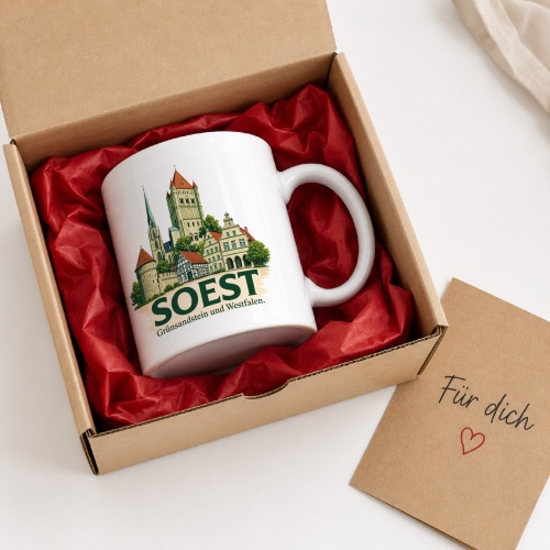 Tasse »Soest – Grünsandstein und Westfalen«