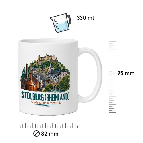 Tasse »Stolberg (Rheinland) – Kupferstadt«