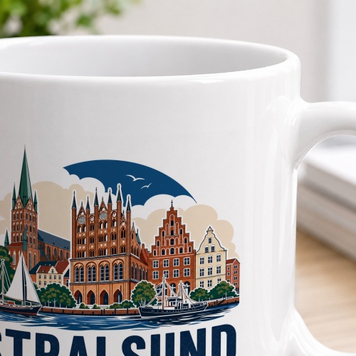 Tasse »Stralsund – Backsteingotik am Strelasund«