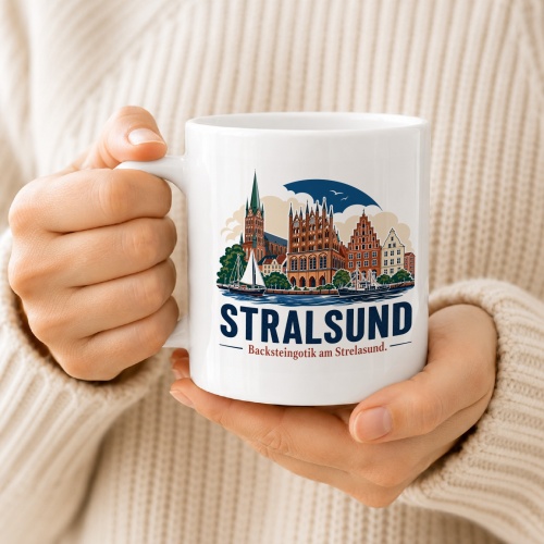 Tasse »Stralsund – Backsteingotik am Strelasund«