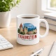 Tasse »Traunstein – Stadtplatz mit Alpenblick«