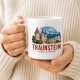 Tasse »Traunstein – Stadtplatz mit Alpenblick«