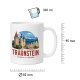Tasse »Traunstein – Stadtplatz mit Alpenblick«