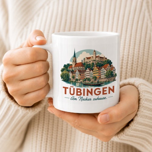 Tasse »Tübingen – Am Neckar zuhause.«