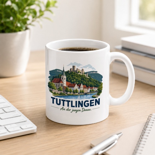 Tasse »Tuttlingen – An der jungen Donau.«