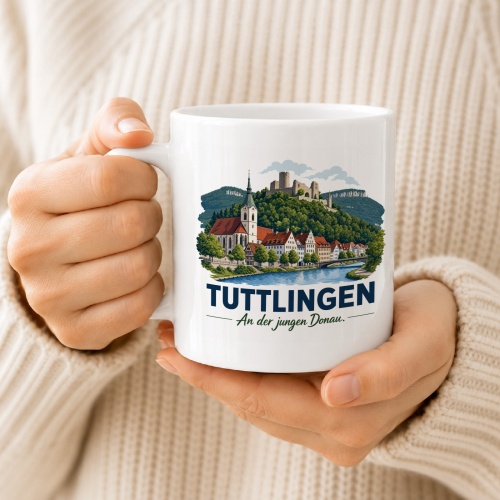 Tasse »Tuttlingen – An der jungen Donau.«