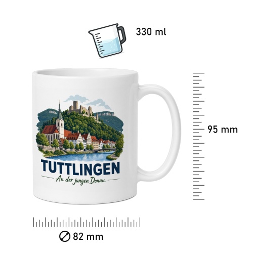 Tasse »Tuttlingen – An der jungen Donau.«