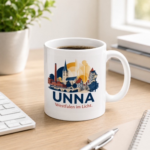Tasse »Unna – Westfalen im Licht«