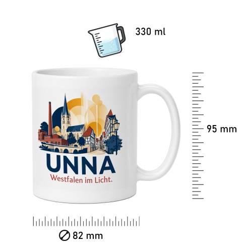 Tasse »Unna – Westfalen im Licht«