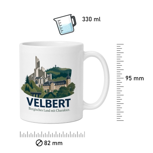 Tasse »Velbert – Bergisches Land mit Charakter«