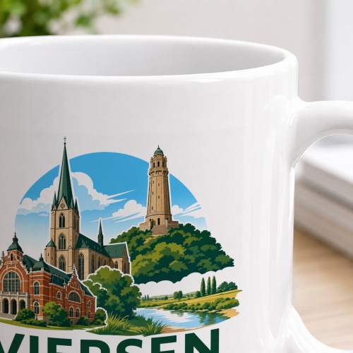 Tasse »Viersen – Niederrhein im Herzen«