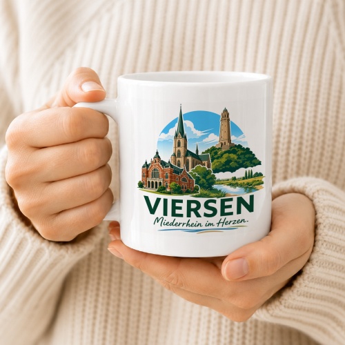Tasse »Viersen – Niederrhein im Herzen«