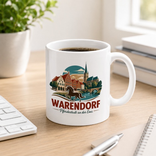 Tasse »Warendorf – Pferdestadt an der Ems«