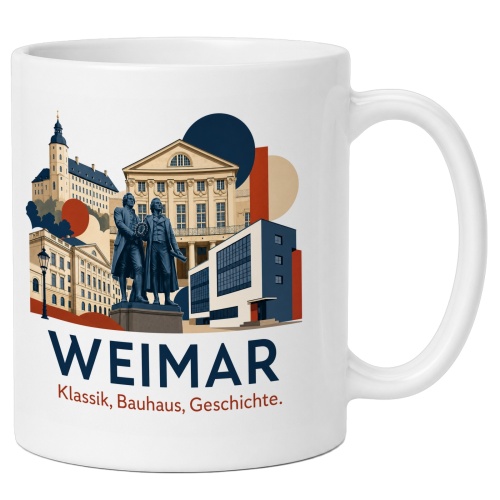Tasse »Weimar – Klassik, Bauhaus,...