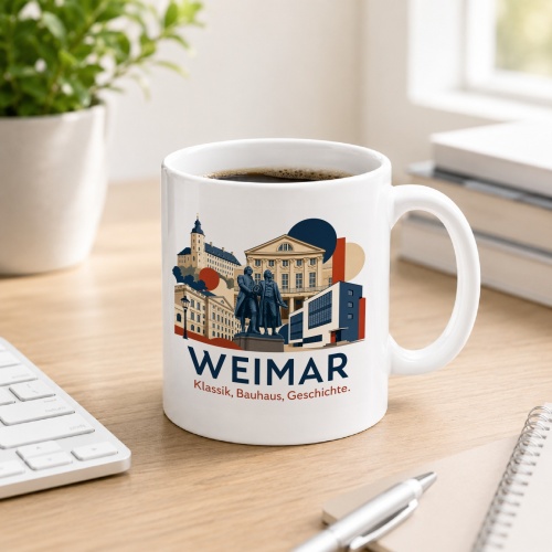 Tasse »Weimar – Klassik, Bauhaus, Geschichte«