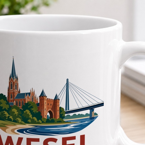 Tasse »Wesel – Hansestadt am Rhein«