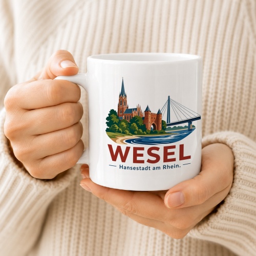 Tasse »Wesel – Hansestadt am Rhein«