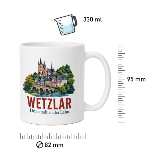 Tasse »Wetzlar – Domstadt an der Lahn«