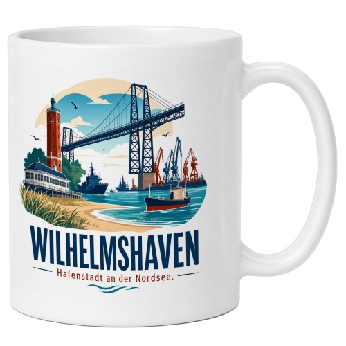 Tasse »Wilhelmshaven – Hafenstadt an der...