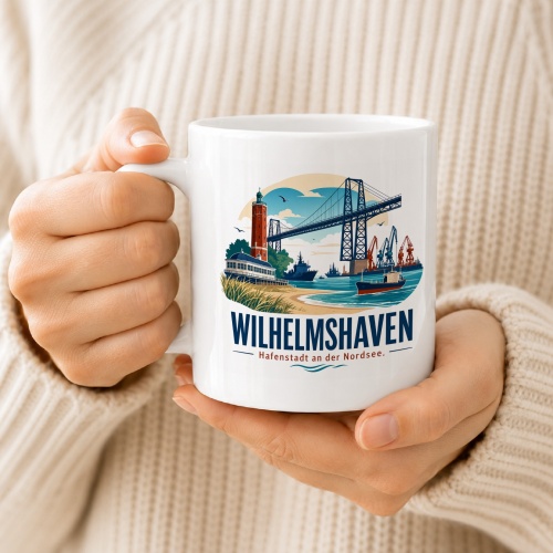 Tasse »Wilhelmshaven – Hafenstadt an der Nordsee«