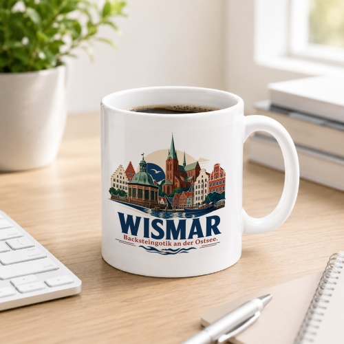 Tasse »Wismar – Backsteingotik an der...
