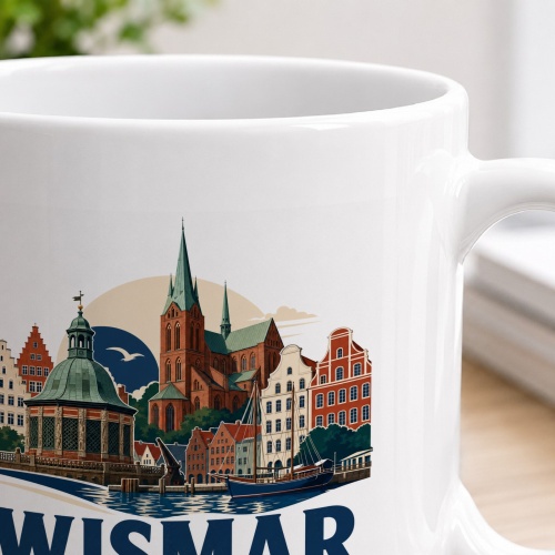 Tasse »Wismar – Backsteingotik an der Ostsee«