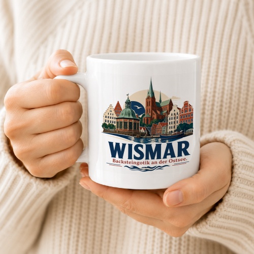 Tasse »Wismar – Backsteingotik an der Ostsee«