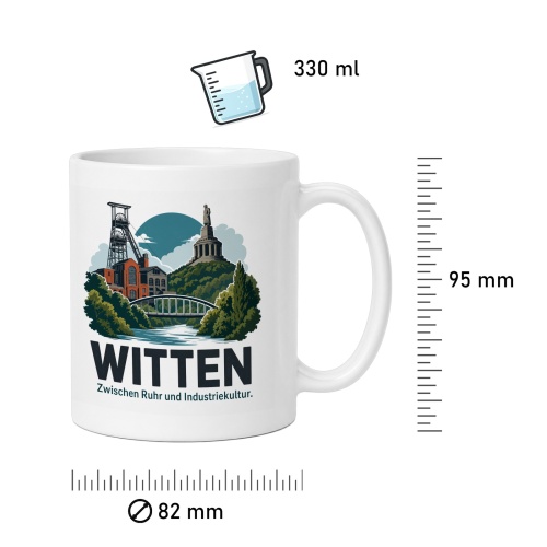 Tasse »Witten – Zwischen Ruhr und Industriekultur«