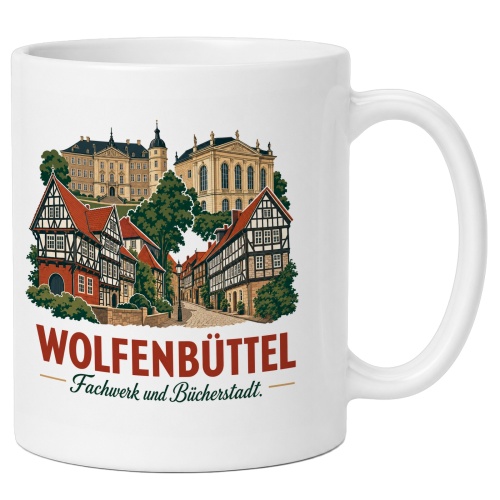 Tasse »Wolfenbüttel – Fachwerk &...