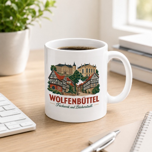 Tasse »Wolfenbüttel – Fachwerk &...