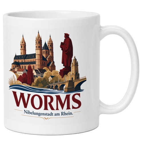 Tasse »Worms – Nibelungenstadt am Rhein«
