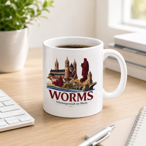 Tasse »Worms – Nibelungenstadt am Rhein«