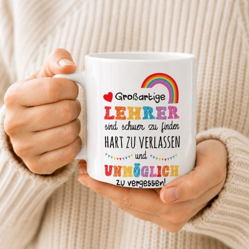 Tasse »großartige Lehrer«