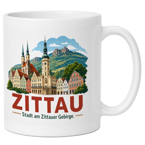 Tasse »Zittau – Stadt am Zittauer Gebirge«