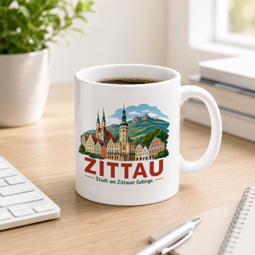 Tasse »Zittau – Stadt am Zittauer Gebirge«