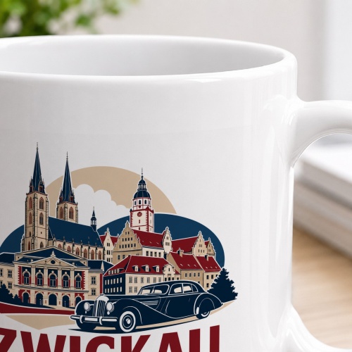 Tasse »Zwickau – Tradition trifft Technik«