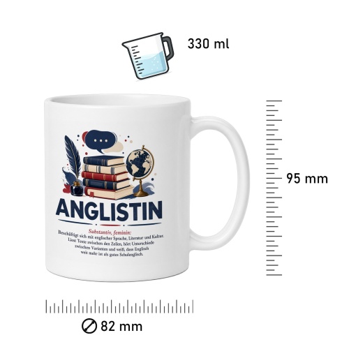 Tasse »Anglistin«
