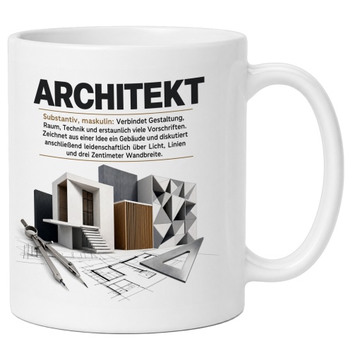 Tasse »Architekt – Definition«