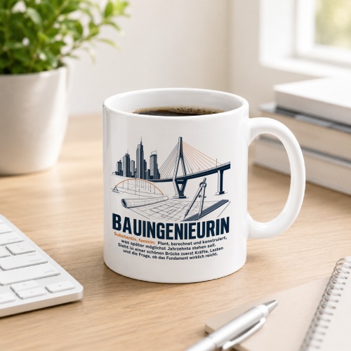 Tasse »Bauingenieurin«