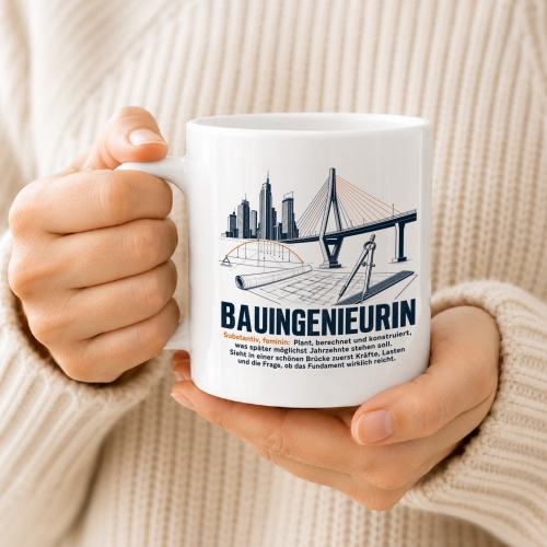 Tasse »Bauingenieurin«