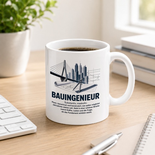 Tasse »Bauingenieur«
