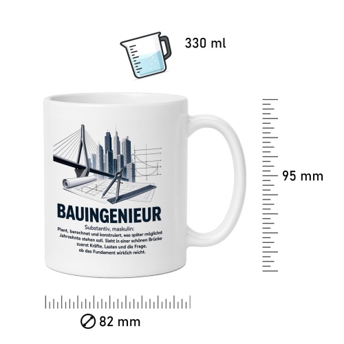 Tasse »Bauingenieur«